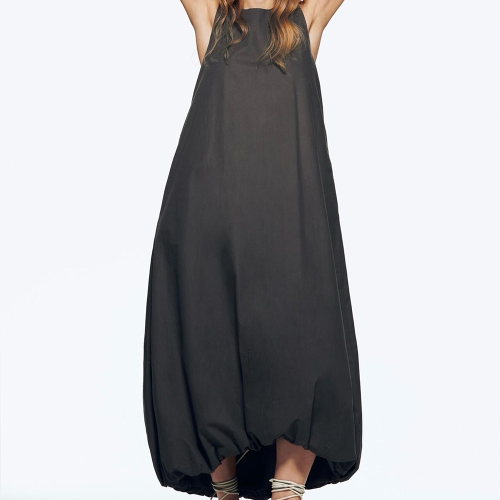 ZARA bubble hem dress